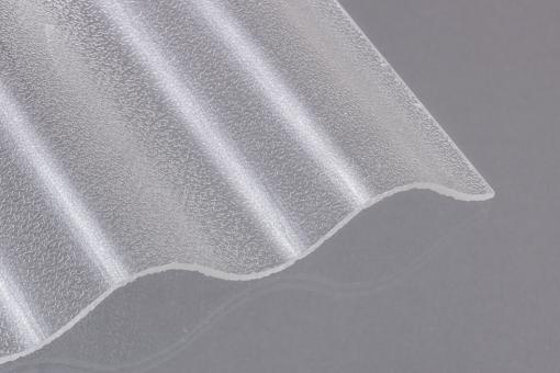 Lichtplatten Acrylglas 3,0mm C-Struktur Sinusprofil glashell 