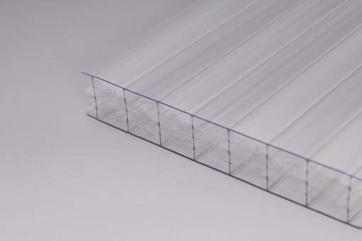 Stegplatten 25 mm Polycarbonat M-Struktur klar 